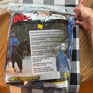 Blue Waterproof Rain Jacket